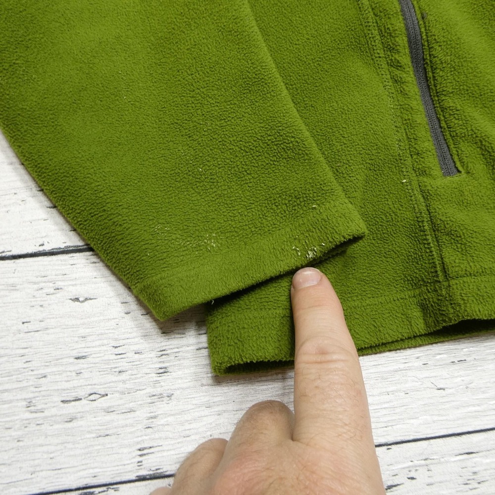 Eddie Bauer Jacket Mens XL Green First Ascent Fleece Full Zip Outdoor Hiking - Picture 3 of 8